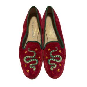 Stubbs & Wootton Serpentine Velvet Slipper
